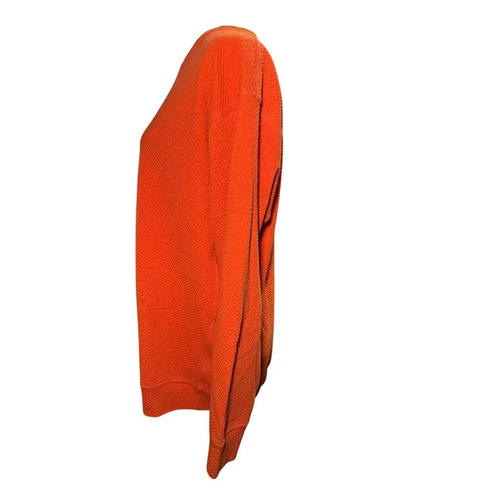 Lululemon All Yours Crew Bubble Dot SweatShirt, Heathered Brick, Women's Large